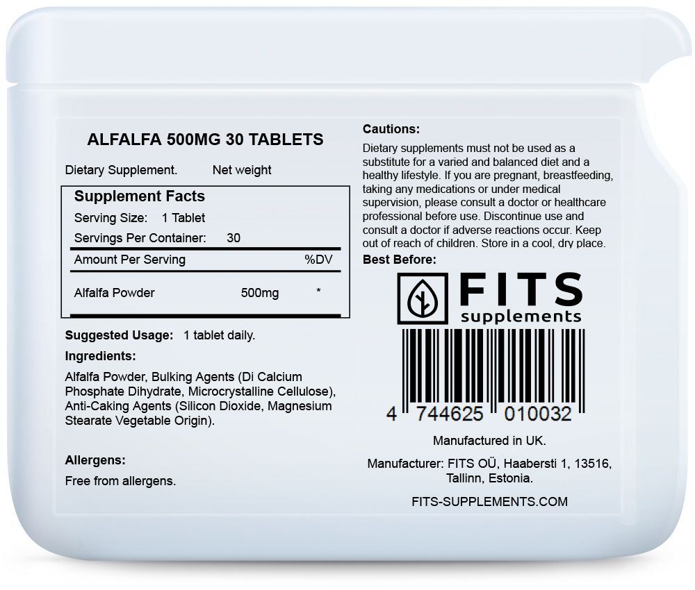Alfalfy 500mg 30 tablet