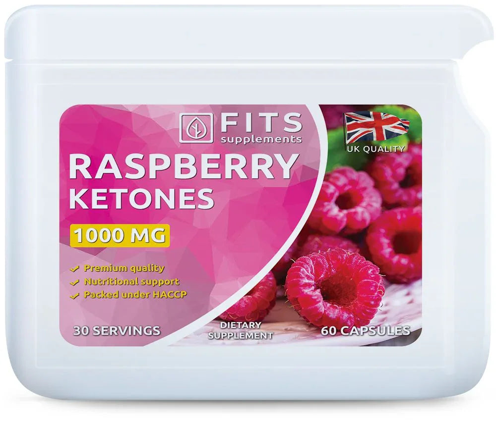 Raspberry Ketones 1000mg 60 capsules - FITS Dietary Supplements