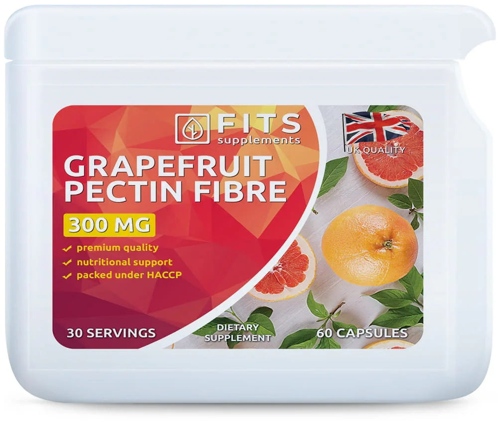 Grapefruit Pectin Fibre 300mg 60 capsules - FITS Dietary Supplements