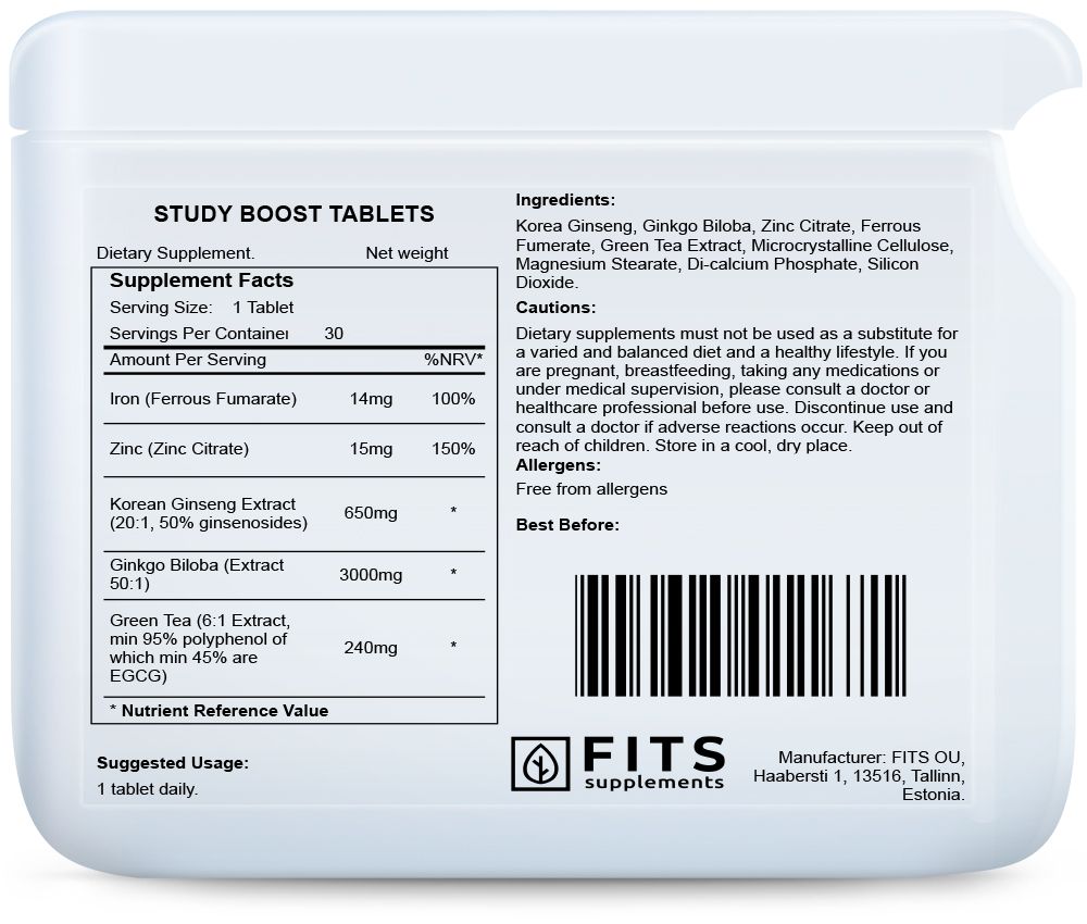 Study Boost 30 tablet