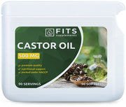 Castor Oil 500mg 90 softgels - FITS Dietary Supplements