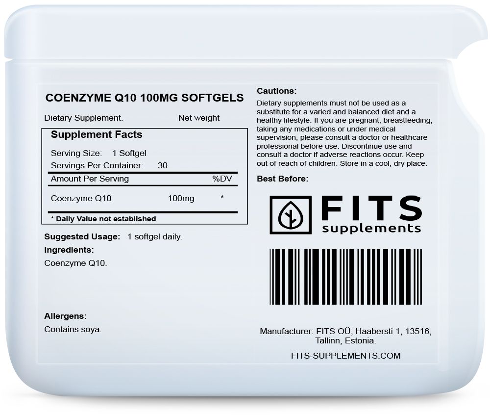 Koenzym Q10 100mg 30 měkkých tobolek