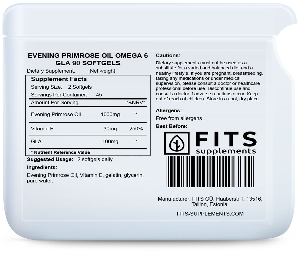 Olej z pupalky večerní Omega 6 GLA 90 měkkých tobolek