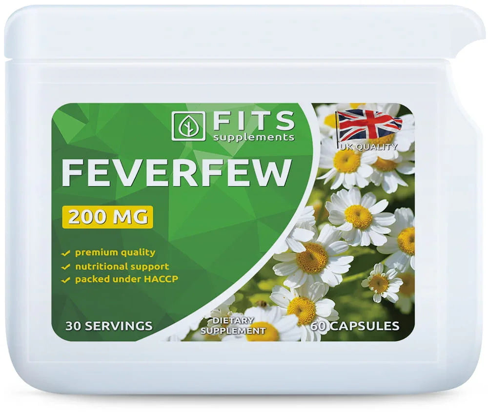 Feverfew 200mg 60 capsules - FITS Dietary Supplements