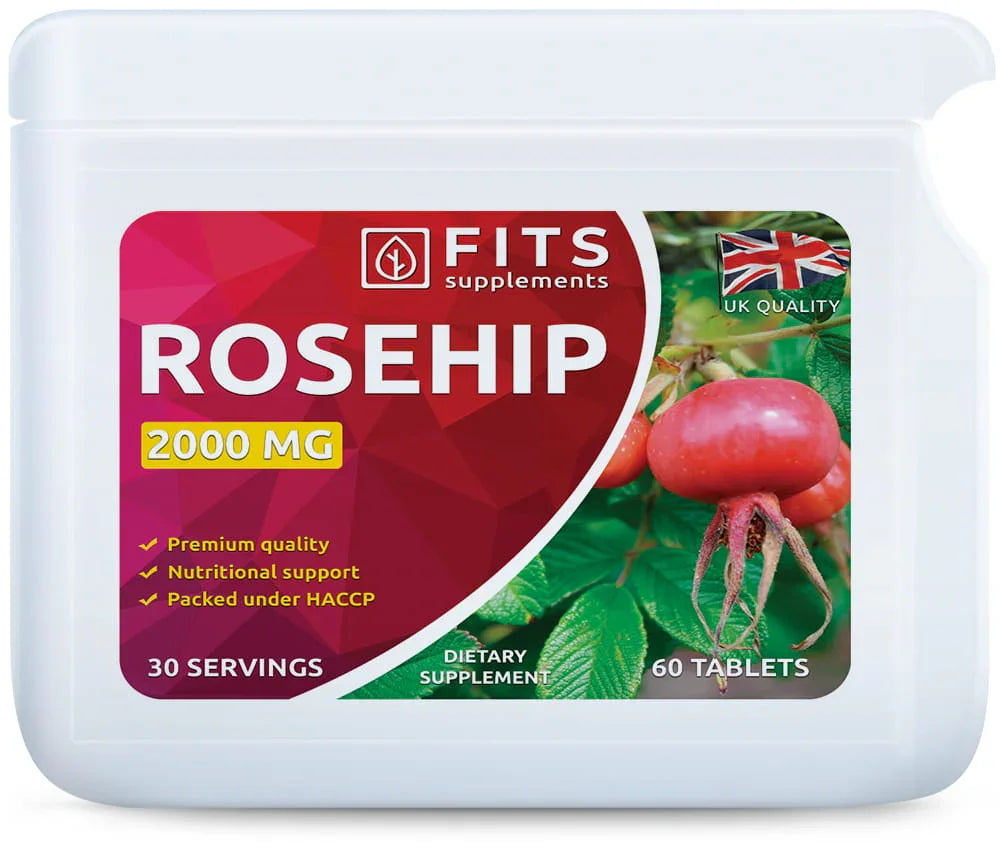 Rosehip Extract 2000mg 60 tablets - FITS Dietary Supplements