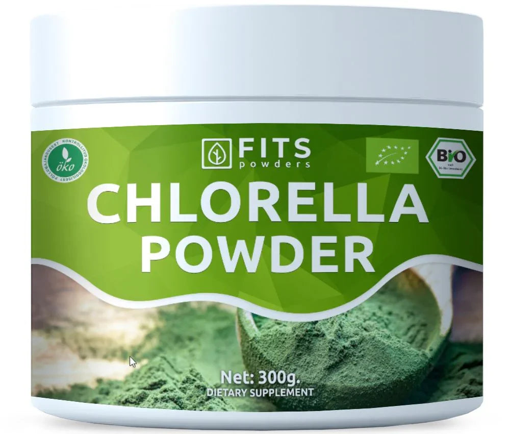BIO Organic Chlorella powder 300g - FITS Dietary Supplements