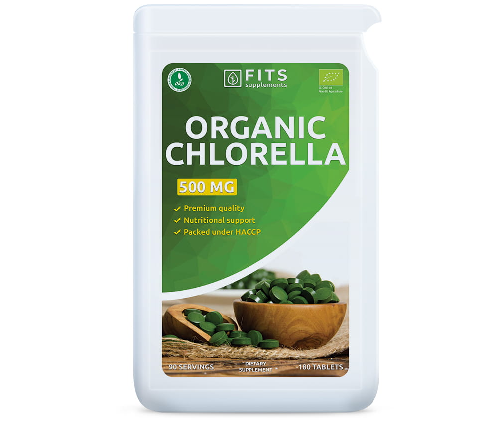 FITS Organická Chlorella 500mg 180 tablet - 1