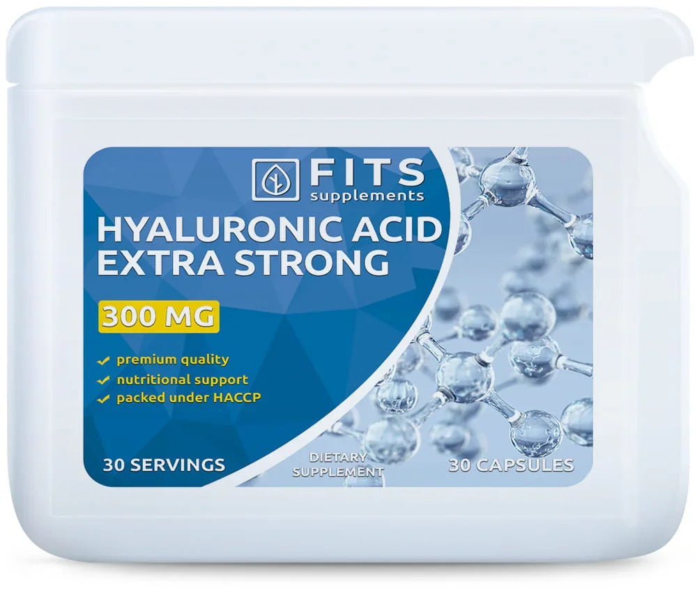 Hyaluronic Acid Extra Strong 300mg 30 capsules - FITS Dietary Supplements