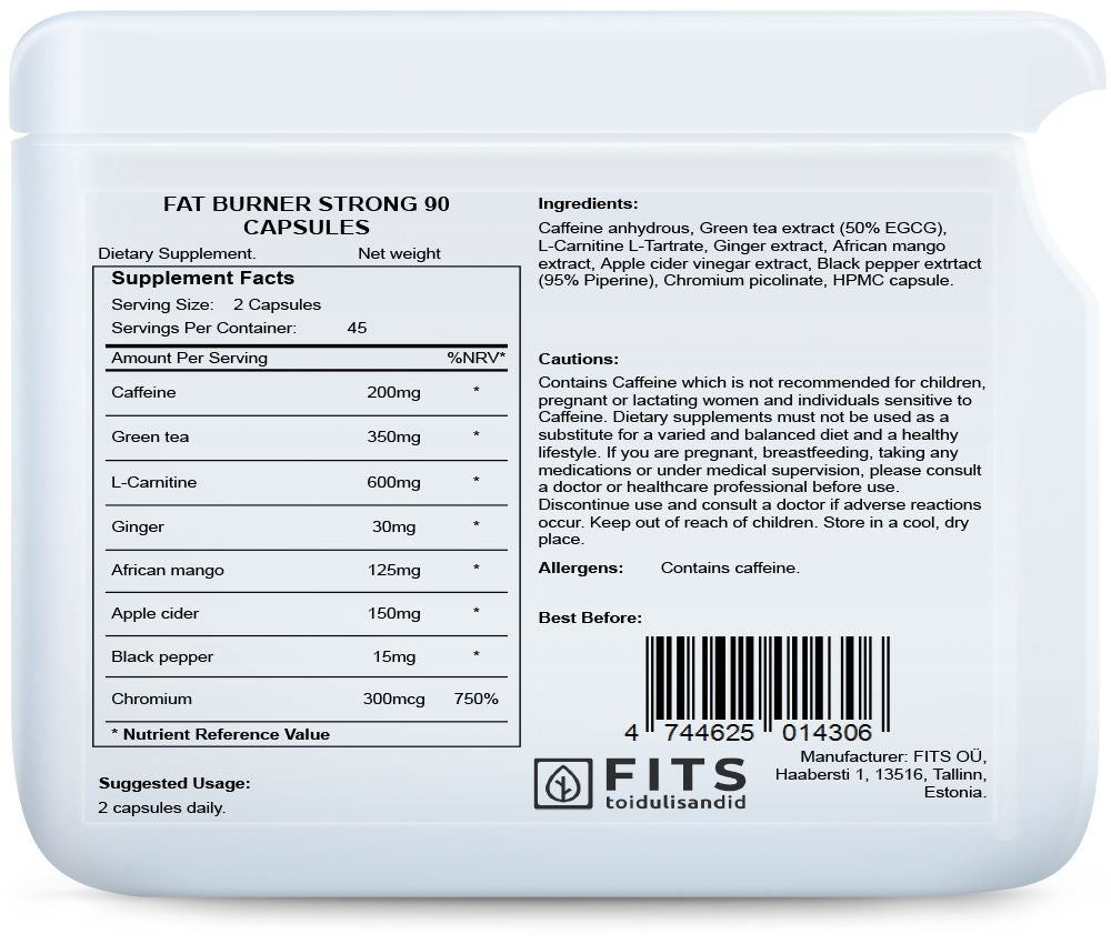 Spalovač tuků Strong 90 kapslí