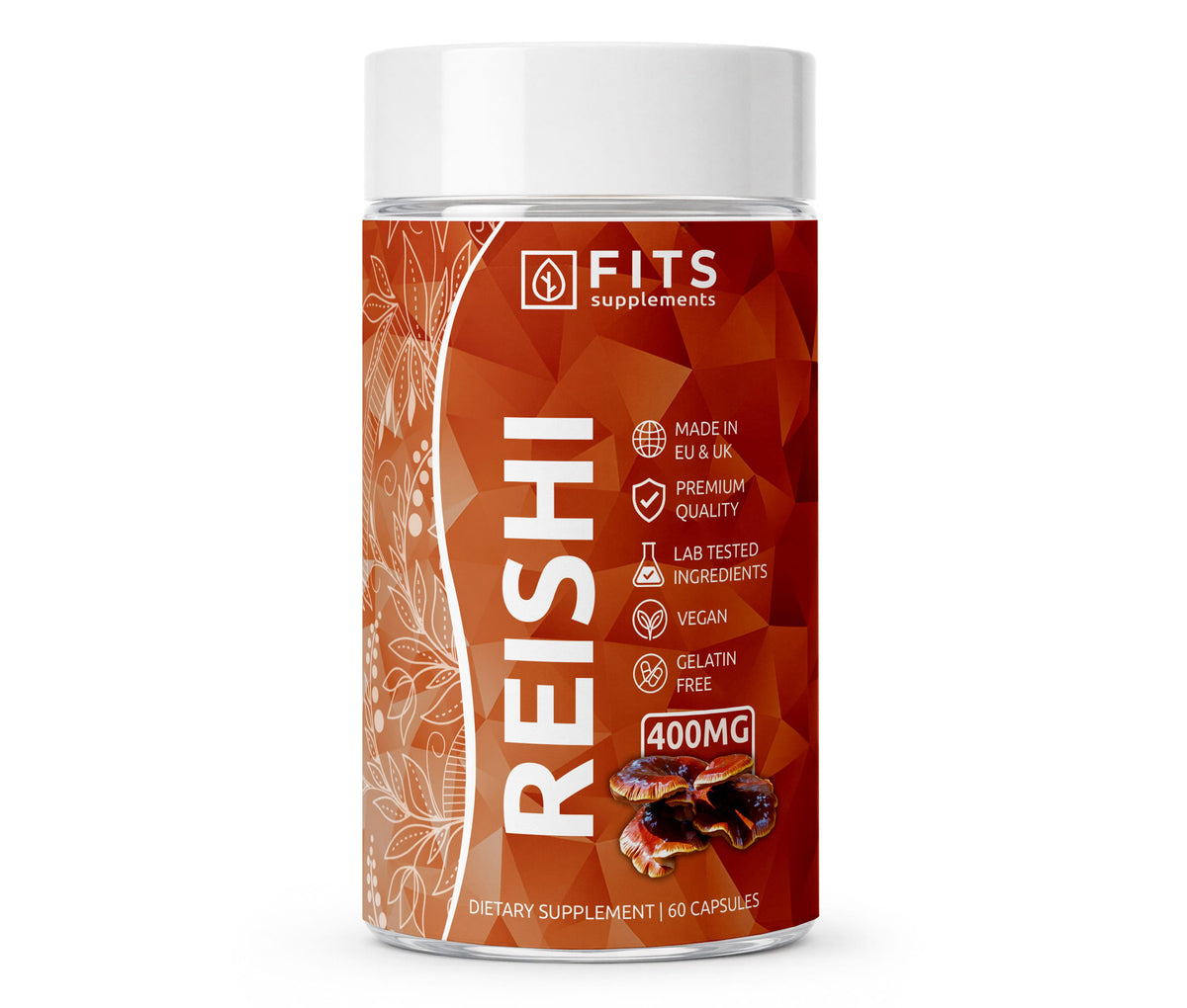 Organický Reishi 400mg 60 kapslí