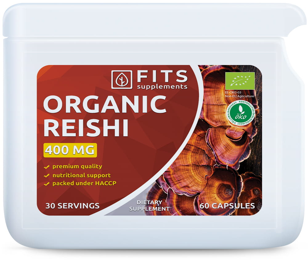FITS Organický Reishi 400mg 60 kapslí - 1
