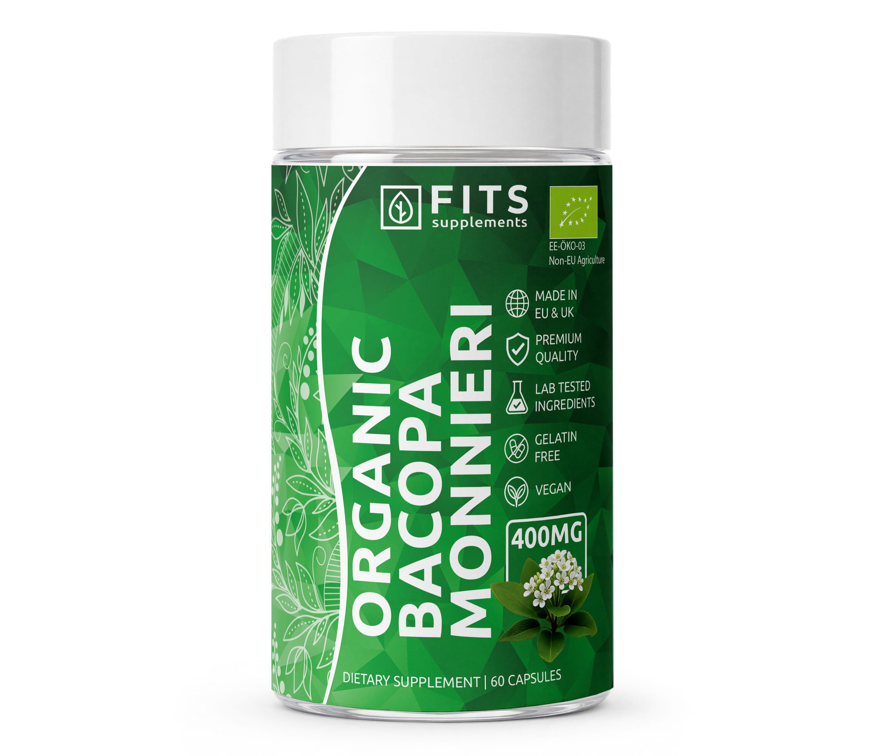 Bacopa Monnieri 400mg 60 kapslí