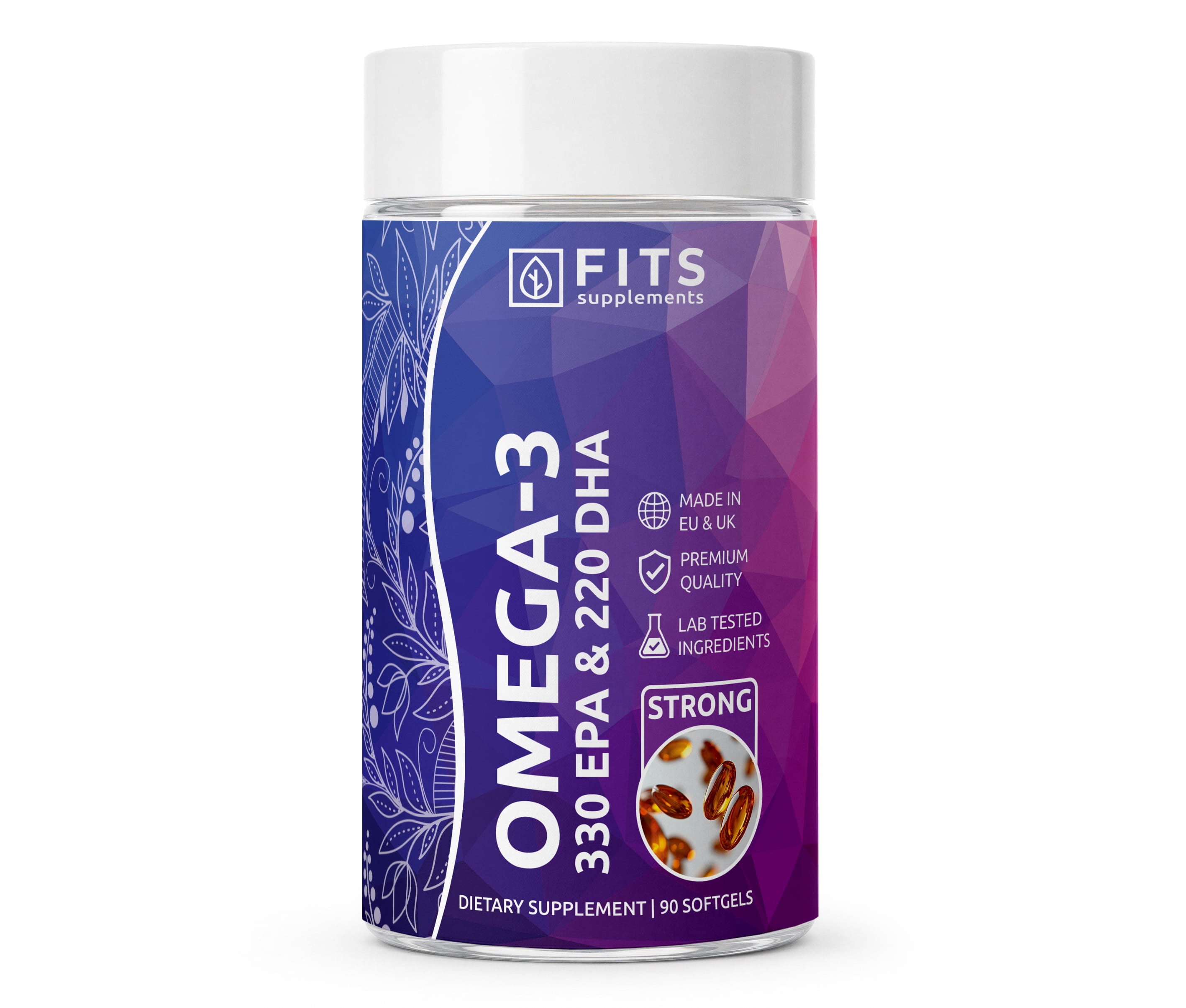 Omega-3 Strong 330 EPA a 220 DHA, 90 mäkkých kapsúl