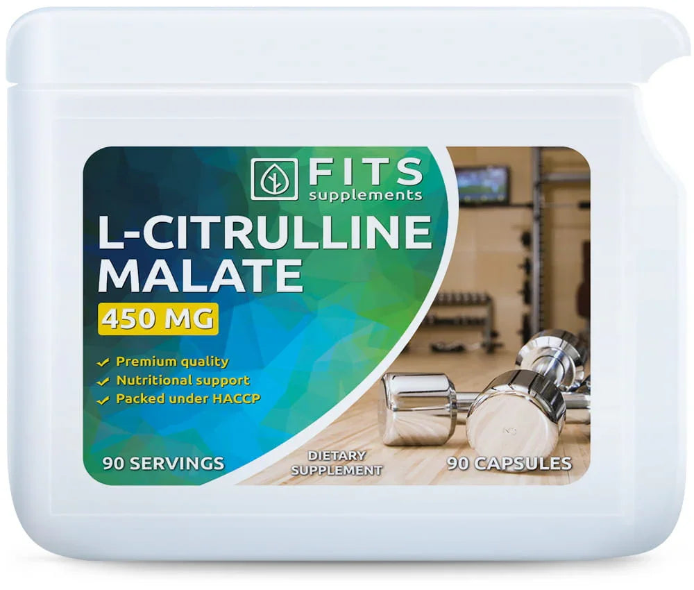 L-Citrulline Malate 450mg 90 capsules - FITS Dietary Supplements