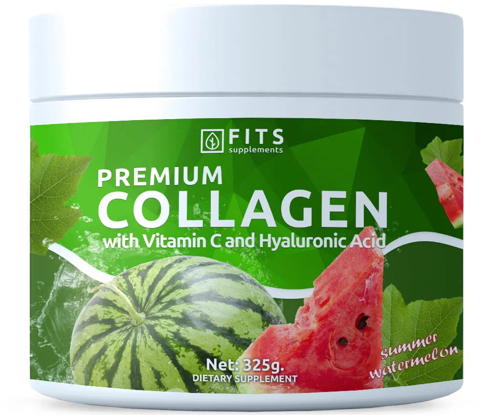 Premium Collagen Summer Watermelon powder 325g - FITS Dietary Supplements