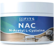 NAC N-Acetyl L-Cysteine powder 100g - FITS Dietary Supplements