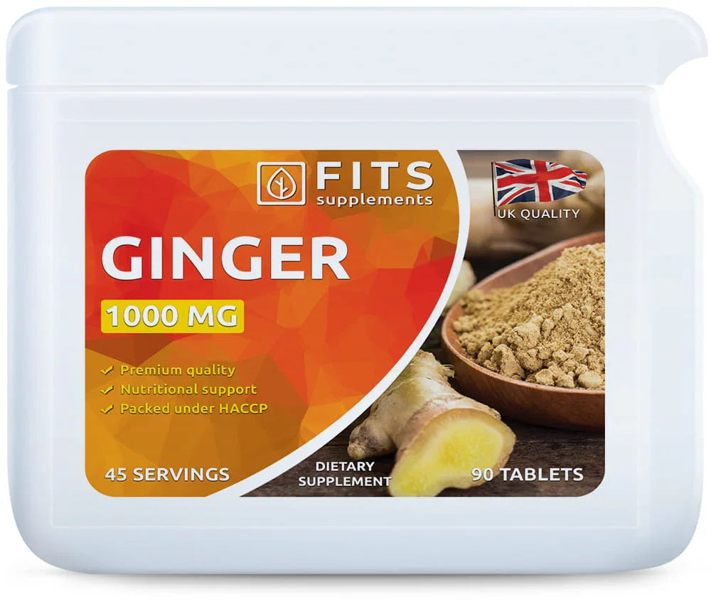 Ginger 1000mg 90 tablets - FITS Dietary Supplements