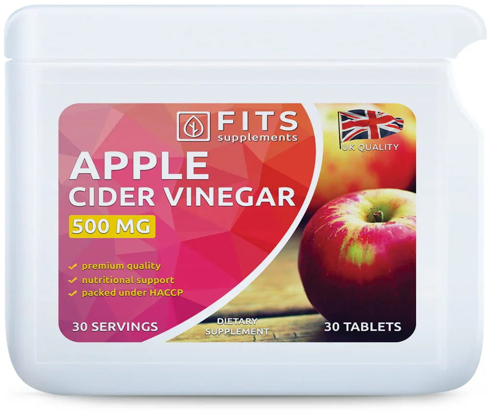Apple Cider Vinegar 500mg 30 tablets - FITS Dietary Supplements