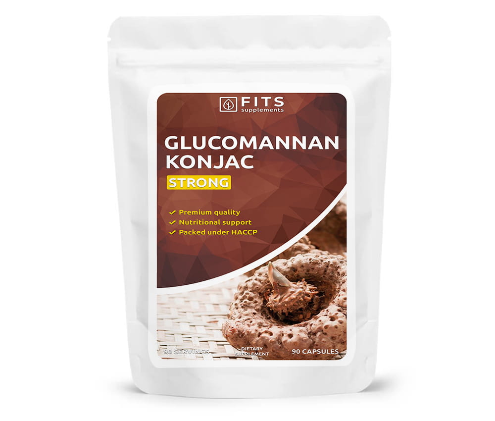 Glukomannán Konjak Silný 600mg 90 kapsúl