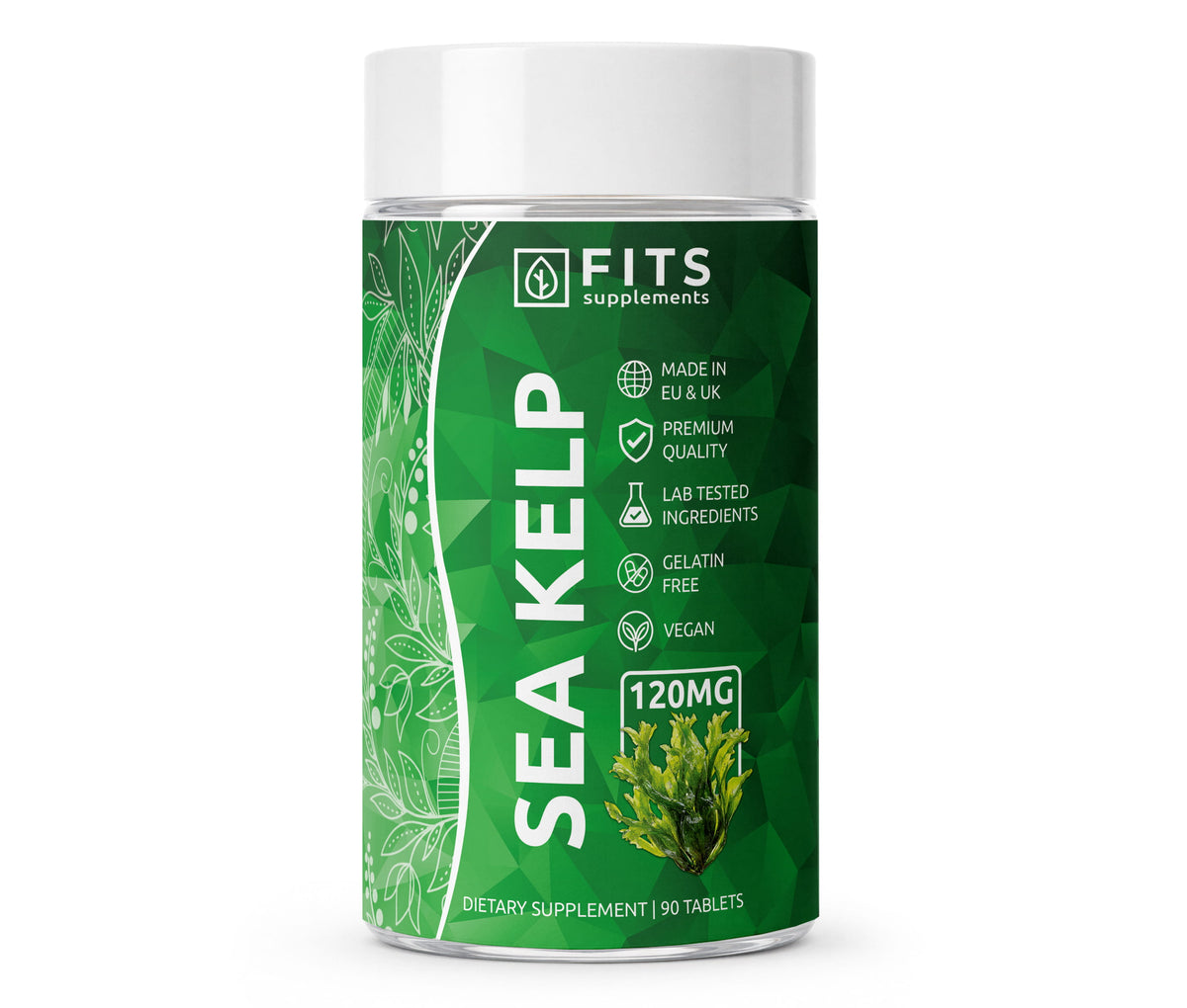 Morská riasa kelp 120 mg, 90 tabliet