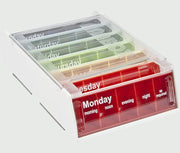 Krabička na pilulky 7 dní Ráno, Poledne, Večer, Noc