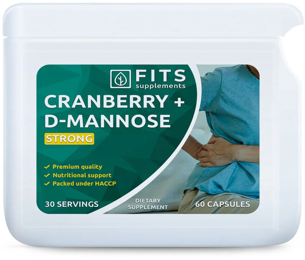Cranberry extract & D-mannose 60 capsules - FITS Dietary Supplements