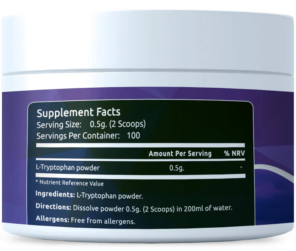 L-Tryptophan powder 50g - FITS Dietary Supplements