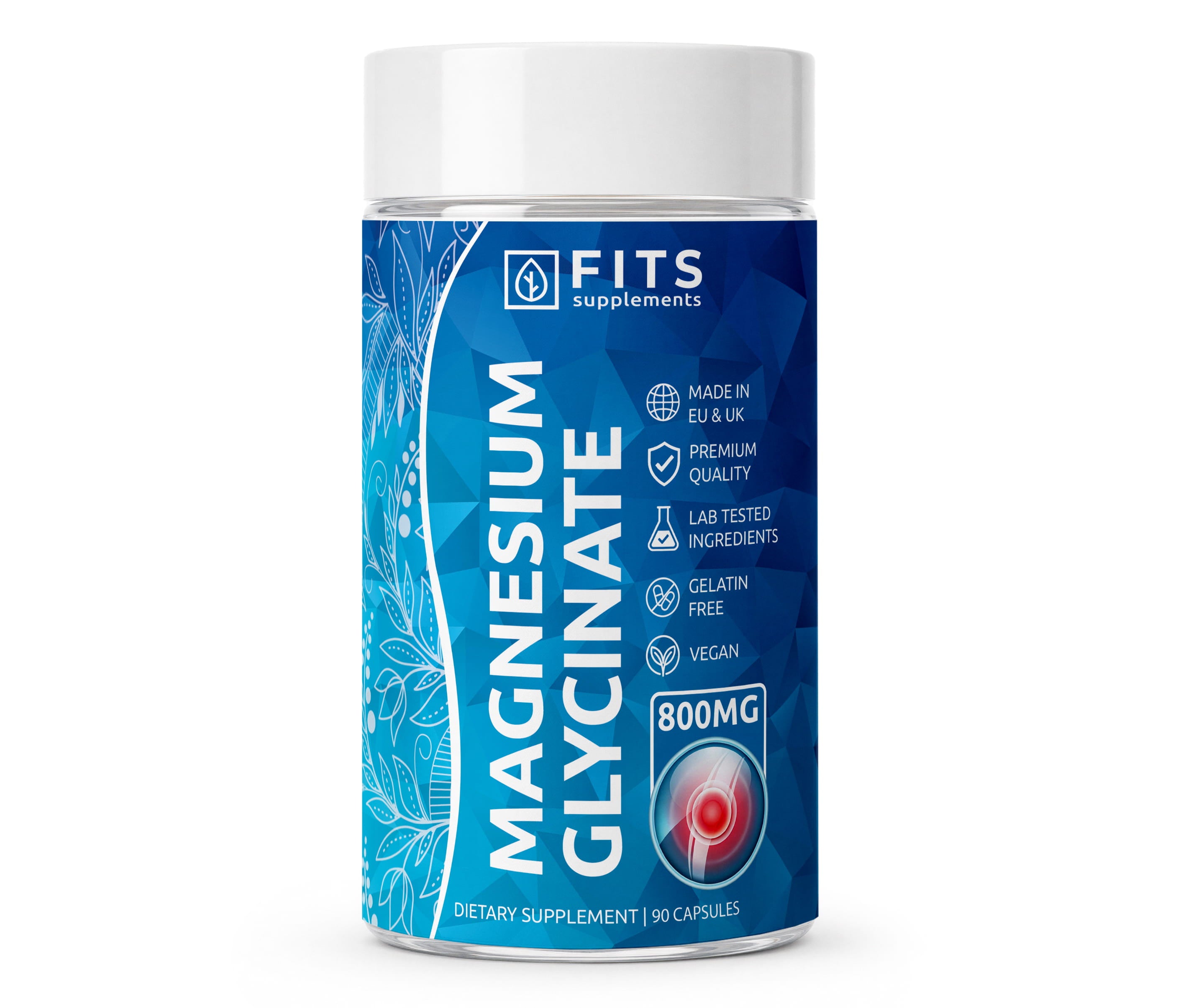 Glycinát hořečnatý 800 mg 90 kapslí