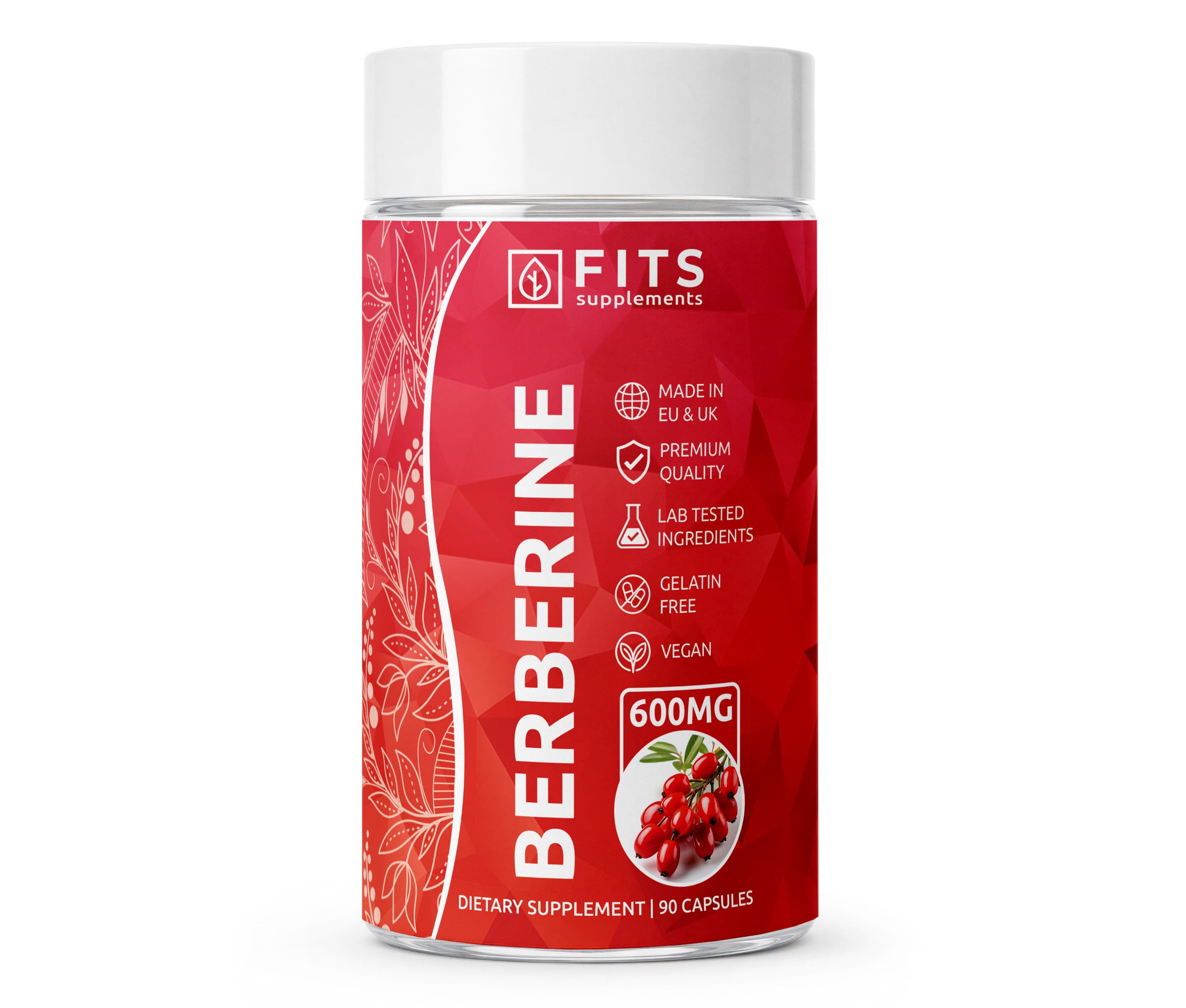 Berberine HCL Strong 600 mg 90 kapsúl