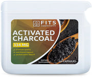 Activated Coconut Charcoal 334mg 60 capsules - FITS Dietary Supplements