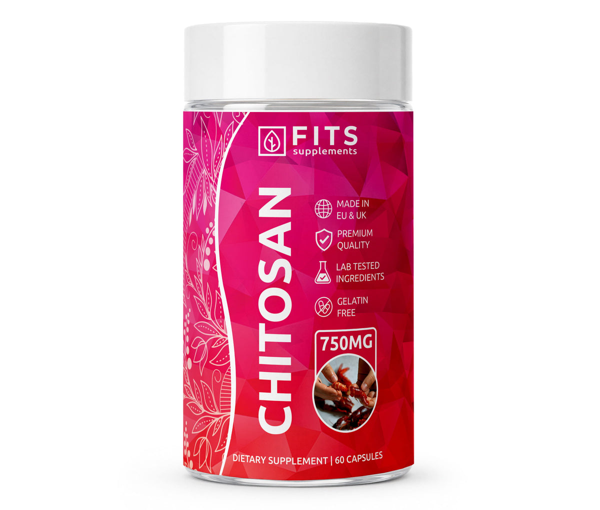 Chitosan 750mg 60 kapslí