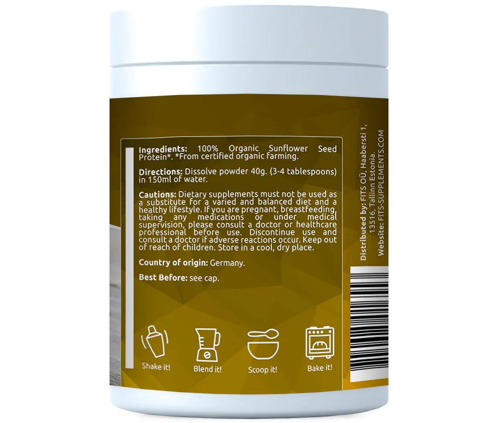 Organický slunečnicový protein 500g