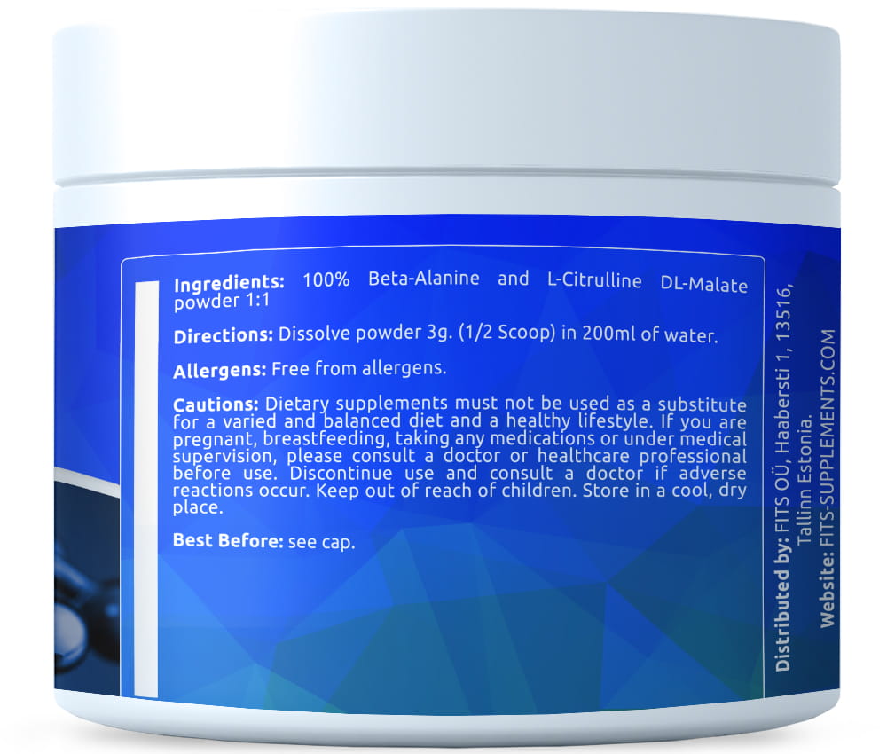 Beta-alanin a citrulin prášek 200g